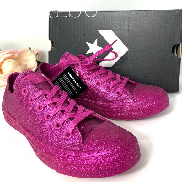 Converse Ctas Low Top Fuchsia Red W AUTHENTIC - Picture 5 of 7